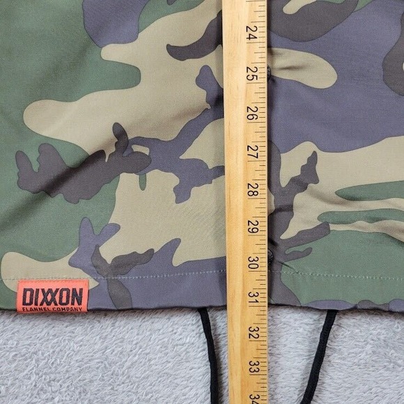 Dixxon Flannel Windbreaker Jacket Mens Medium Camo Ground Up Customs Working‎ - Picture 6 of 12